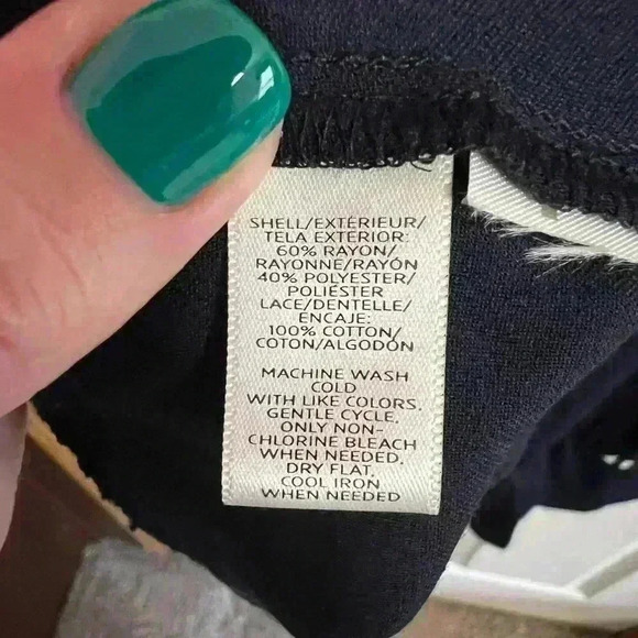 Loft Navy Blue blouse - Picture 5 of 5